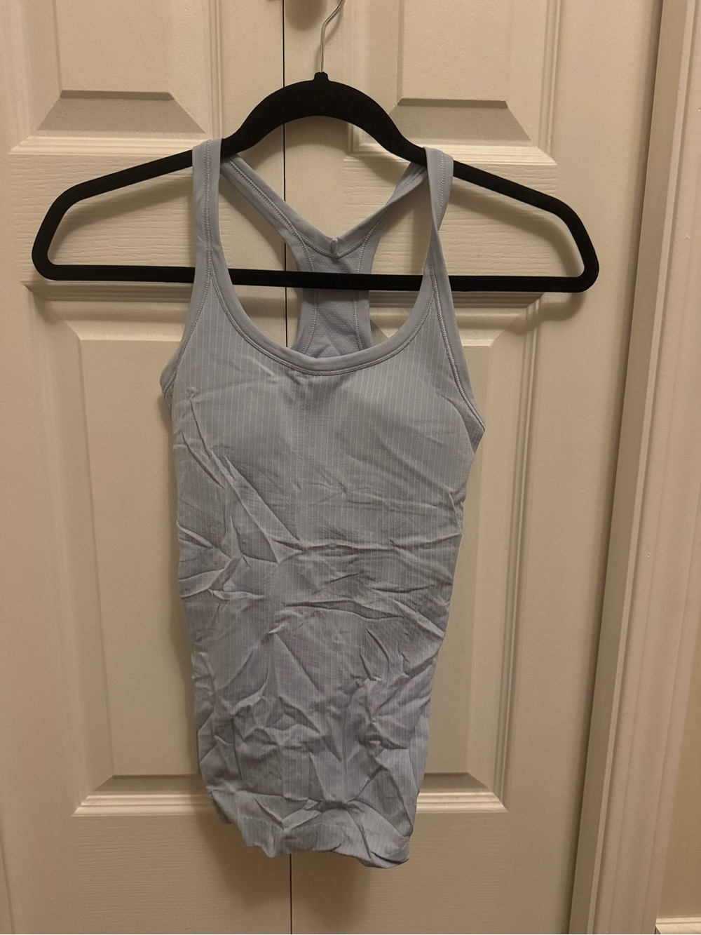 lululemon athletica Light Blue Ribbed Racerback Tank - Picture 2 of 4
